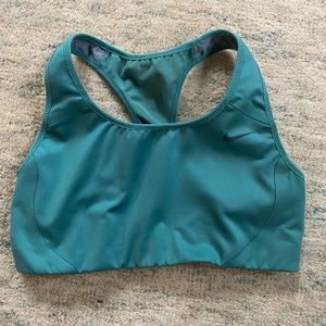 Nike Sports Bra in Teal Size Small